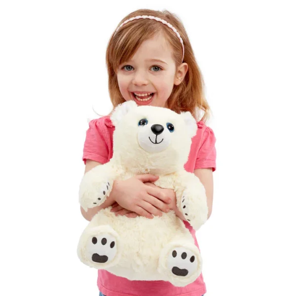 Snuggle Buddies Endangered Animals Plush Toy - Polar Bear - Image 2