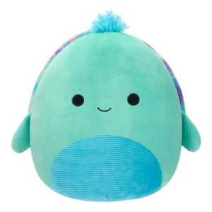 Original Squishmallows 16' Soft Toy - Cascade the Teal Turtle with Tie-Dye Shell