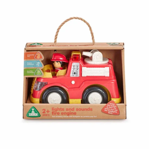Early Learning Centre Eco-Friendly - Lights & Sounds Fire Engine - Image 3